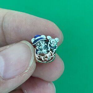 Pandora Disney Mickey Mouse & Minnie Mouse Halloween Pumpkin Charm